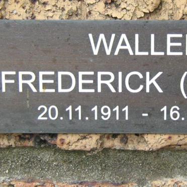 WALLER Frederick 1911-1988