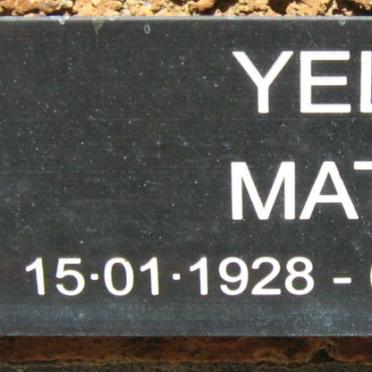 YELL Matt 1928-2003