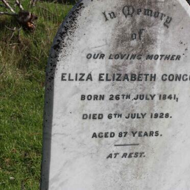 CONGO Eliza Elizabeth 1841-1928