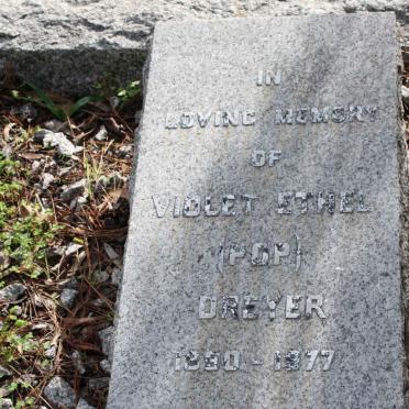 DREYER Violet Ethne 1890-1977