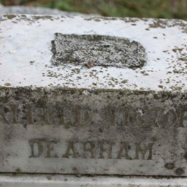 DEARHAM Alfred victor 1922-1923