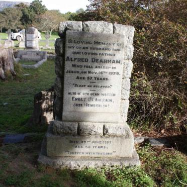 DEARHAM Alfred -1929 &amp; Emily HENDRIKSE -1933