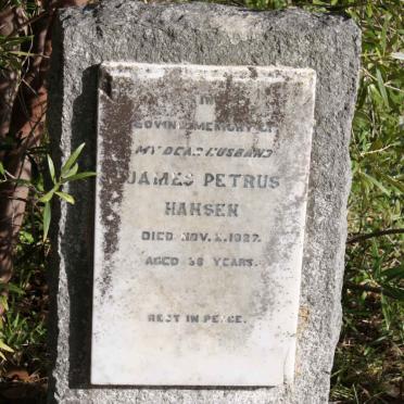 HANSEN James Petrus -1927