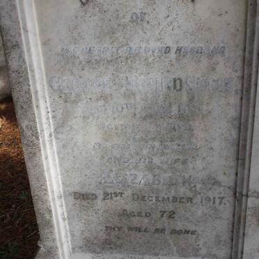 HOUNDSOME George -1905 &amp; Elizabeth -1917