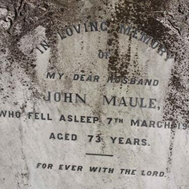 MAULE John -1916