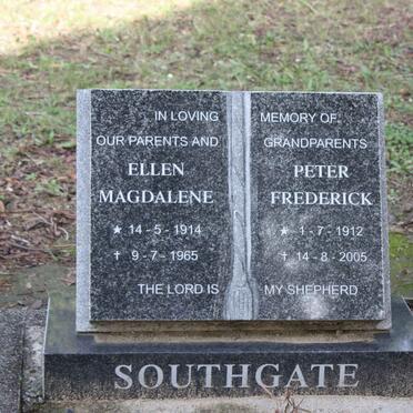 SOUTHGATE Peter Frederick 1912-2005 &amp; Ellen Magdalene 1914-1965