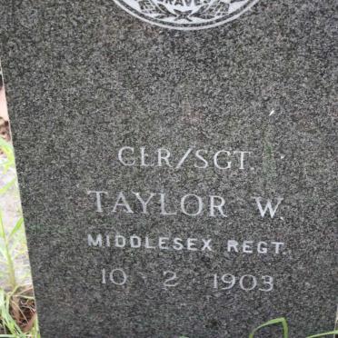 TAYLOR W. -1903