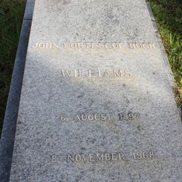 WILLIAMS John Fortesque Hugh 1897-1968