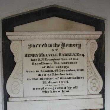 BARKLEY Henry Melvill 1846-1874