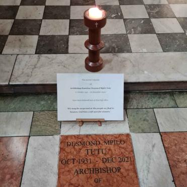 TUTU Desmond Mpilo 1931-2021