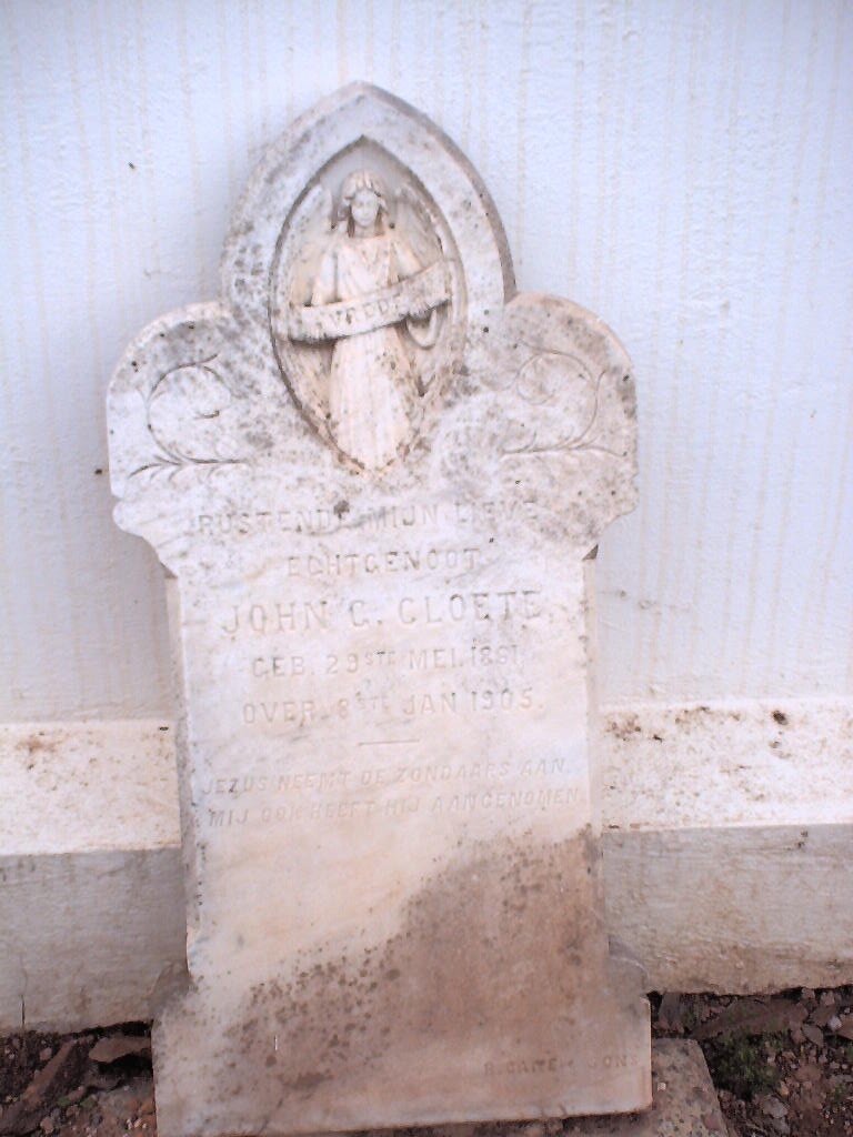 CLOETE John C. 1861-1905