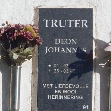 TRUTER Deon Johannes 1953-2011