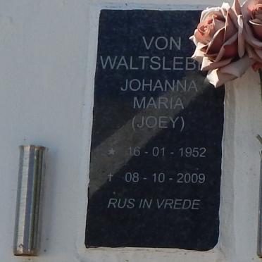 WALTSLEB? Johanna Maria, von 1952-2009