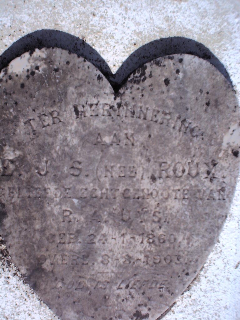 UYS E.J.S. nee ROUX 1860-1903