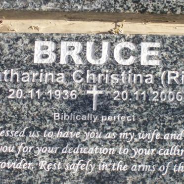 BRUCE Catharina Christina 1936-2006