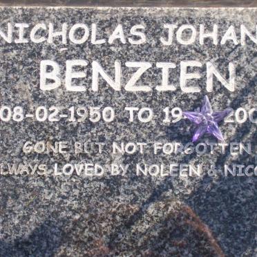 BENZIEN Nicholas Johann 1950-2004
