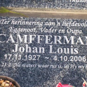 CAMFFERMAN Johan Louis 1927-2006