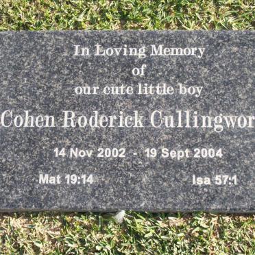 CULLINGWORTH Cohen Roderick 2002-2004