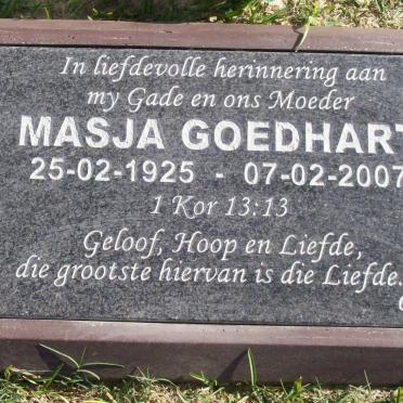 GOEDHART Masja 1925-2007