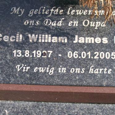 HOY Cecil William James 1927-2005