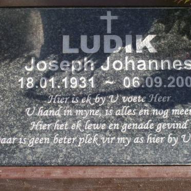 LUDIK Joseph Johannes 1931-2007