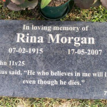 MORGAN Rina 1915-2007
