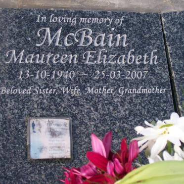 McBAIN Maureen Elizabeth 1940-2007
