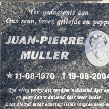MULLER Juan-Pierre 1970-2004