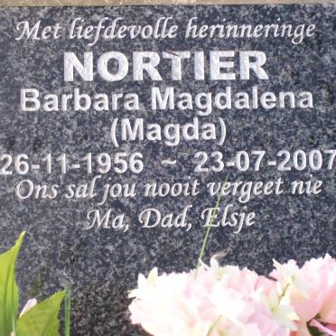 NORTIER Barbara Magdalena 1956-2007