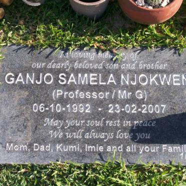 NJOKWENI Ganjo Samela 1992-2007