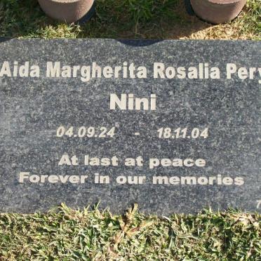 PERY Aida Margherita Rosalia 1924-2004