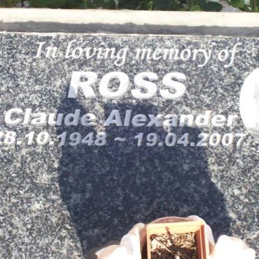 ROSS Claude Alexander 1948-2007