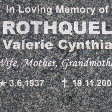 ROTHQUEL Valerie Cynthia 1937-2005