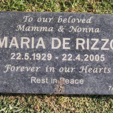 RIZZO Maria, de 1929-2005