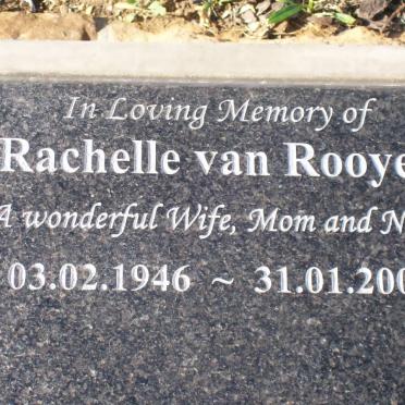 ROOYEN Rachelle, van 1946-2008