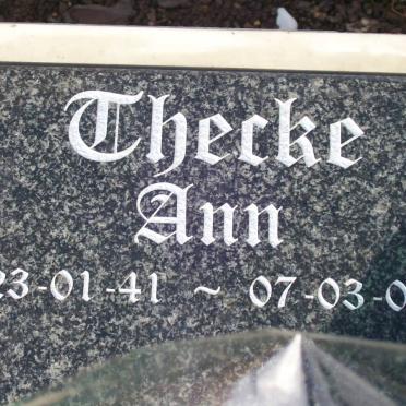 THECKE Ann 1941-2008
