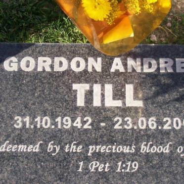 TILL Gordon Andrew 1942-2005