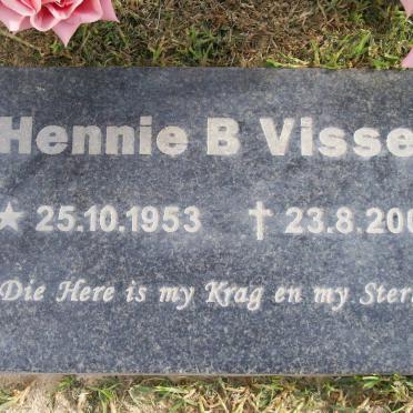 VISSER Hennie B. 1953-2005