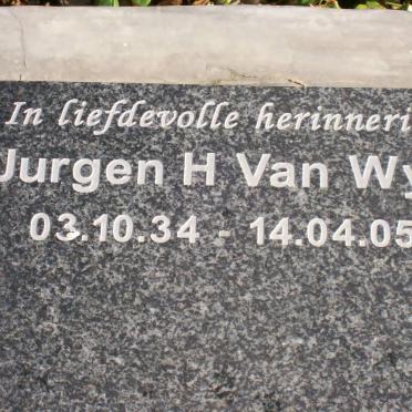 WYK Jurgen H., van 1934-2005