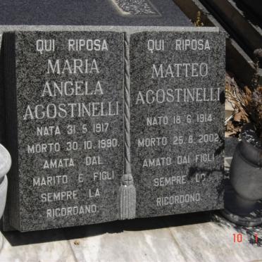 AGOSTINELLI Matteo 1914-2002 &amp; Maria Angela 1917-1990