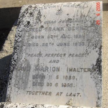 BERNDT Alfred Frank 188?-1933 &amp; Maud Marion WALTERS 1880-1966