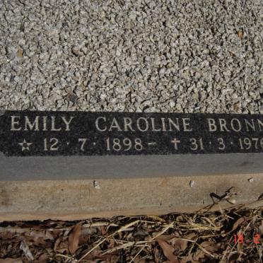 BRONN Emily Caroline 1898-1976