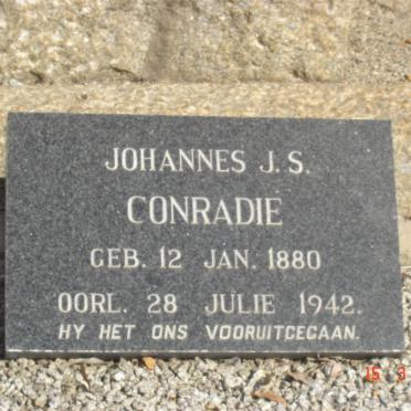 CONRADIE Johannes J.S. 1880-1942