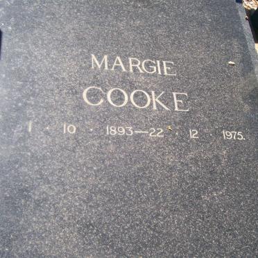 COOKE Margie 1893-1975
