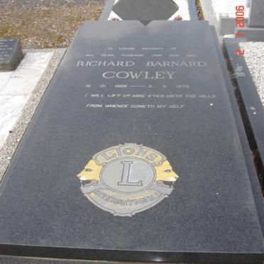 COWLEY Richard Barnard 1928-1976