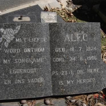 CONRADIE Alec 1924-1986