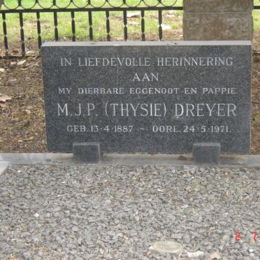 DREYER M.J.P. 1887-1971