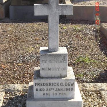 DEW Frederick G. -1965