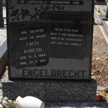 ENGELBRECHT Louis Barend 1949-1971