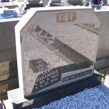 FIET Gert Johannes 1908-1974